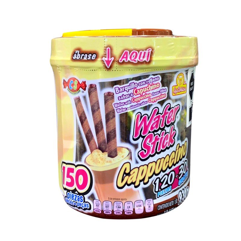 Wafer Stick Capuccino Las Delicias C Piezas