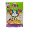 KIT BANDERIN FIESTA GLOBO N. 9 C/30 PIEZAS