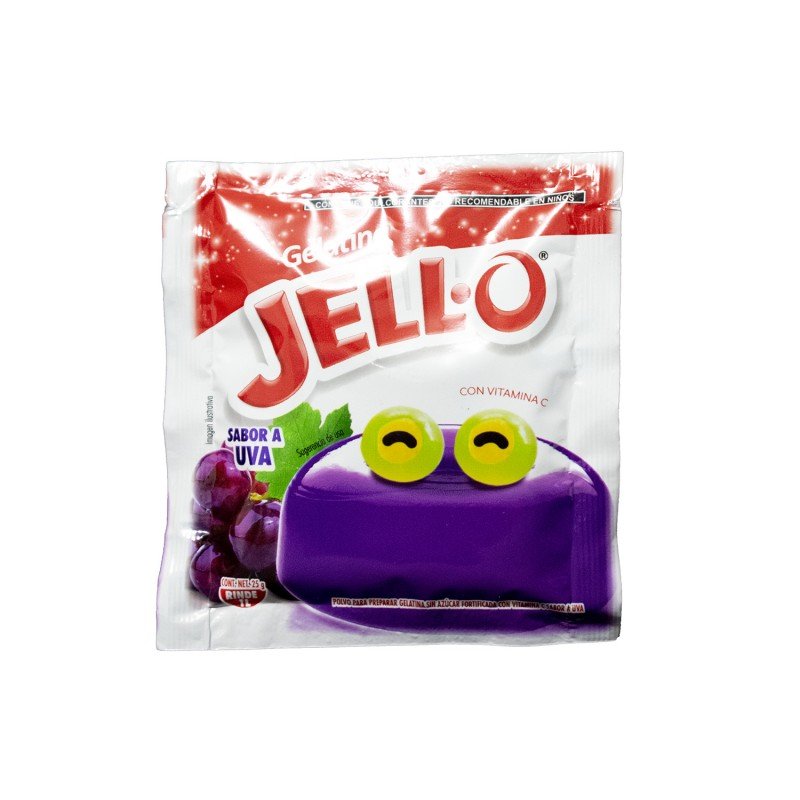 GELATINA JELLO UVA 25 GRAMOS