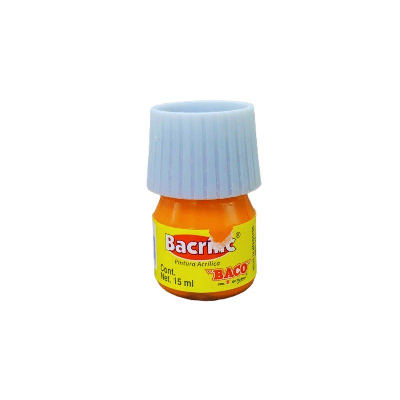 PINTURA BACO ACRILICA NARANJA 353 15 ML