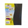 HOJA EUROCOLORS NEGRO C/100 HOJAS CARTA