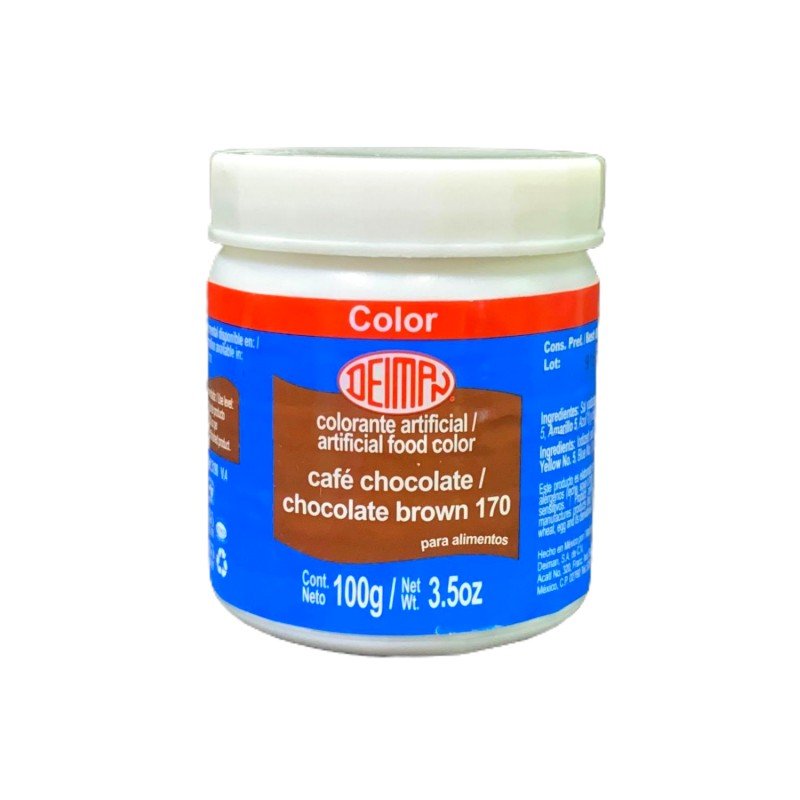 COLORANTE DEIMAN 170 CAFE CHOCOLATE 100 GRAMOS