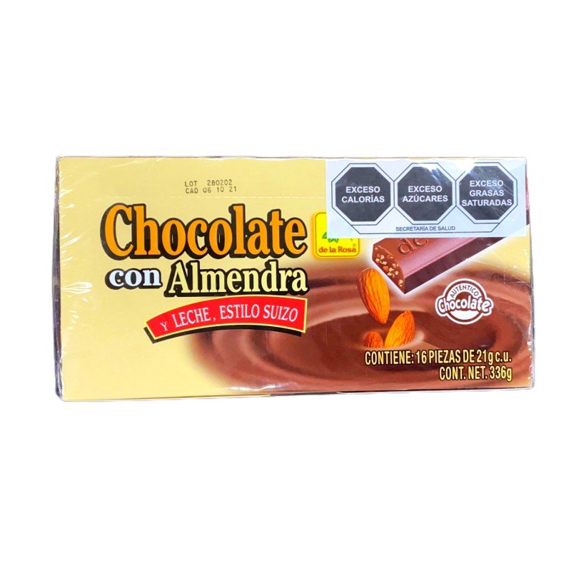 ZCHOCOLATESUIZOALMENDRADELAROSAC16PIEZAS