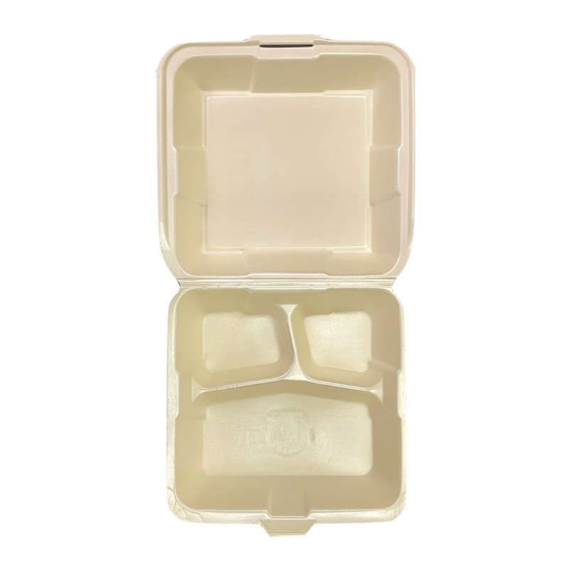 CONTENEDOR 9X9 DIV BIODEGRADABLE C/50 PIEZAS