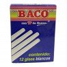 GIS BLANCO BACO C/12 PIEZAS