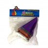 GORROS METALIZADOS DIVERTIFIESTAS C/12 PIEZAS