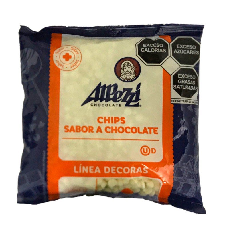 CHOCOLATE CHIPS BLANCO 500 GRAMOS ALPEZZI