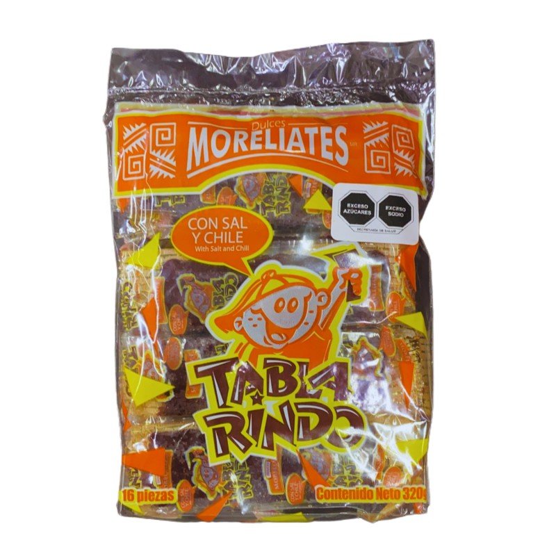 TABLARINDO MORELIATES CON 16 PIEZAS