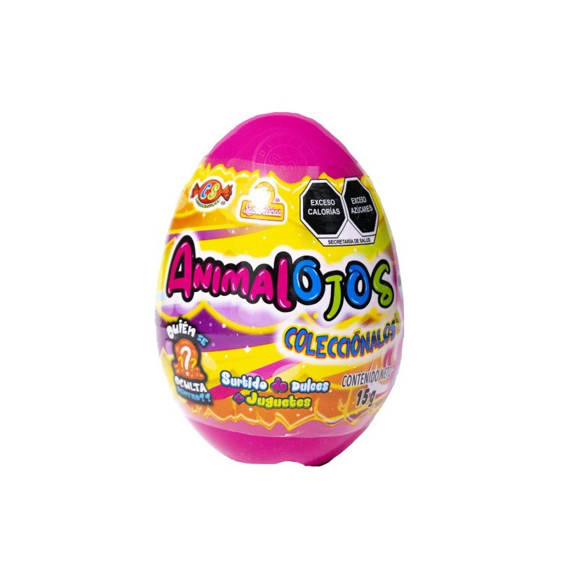 ANIMALOJOS HUEVO LAS DELCIAS 15 GRAMOS