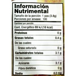 CHICLE MOÑO FRUTAS DE LA ROSA 100 PIEZAS