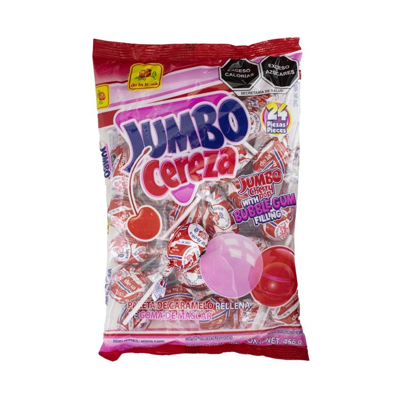 Paleta Jumbo Cereza De La Rosa C50 Piezas 9752