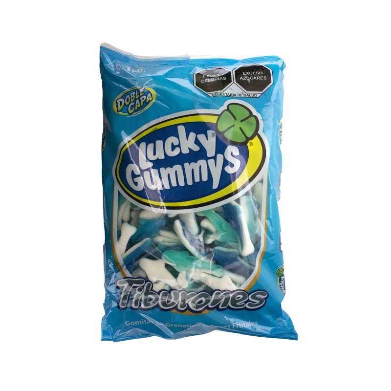 LUCKY GUMMYS TIBURONES 1 KILO